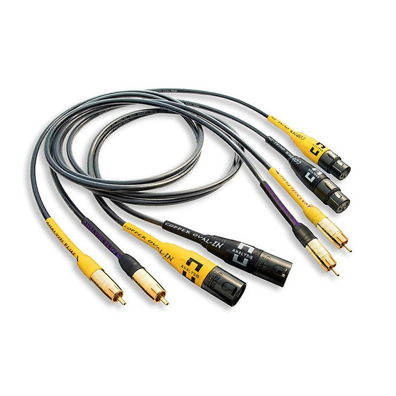 Analysis Plus Copper Oval Interconnect Cable - Pairs & Singles - XLR to XLR - Various Lengths