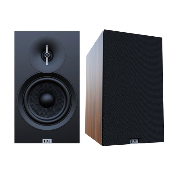 ELAC Debut 3.0 B6.3 Bookshelf Speakers - Walnut - Pair
