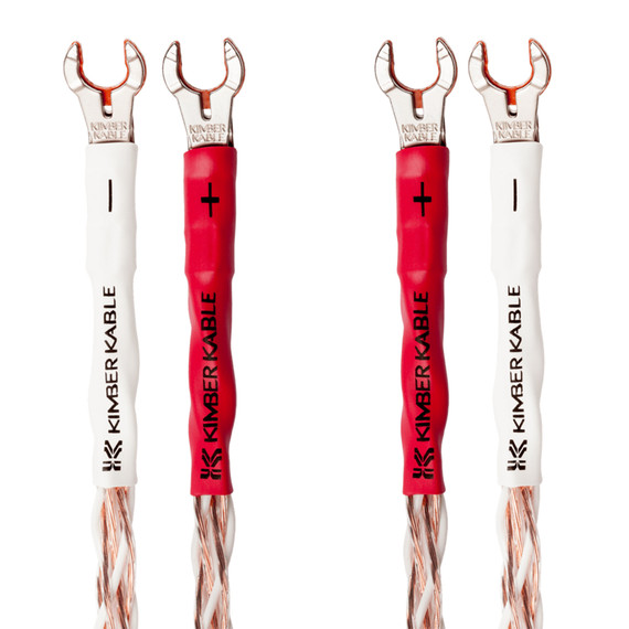 Kimber Kable 4TC Speaker Cable Jumpers - 8-Inch - PM33's to PM33's - Pair