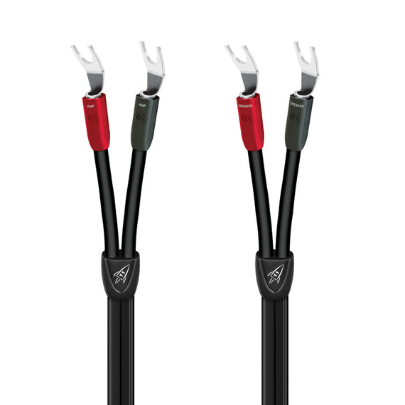 AudioQuest Rocket 11 Speaker Cable - Spades to Spades - Pair ends