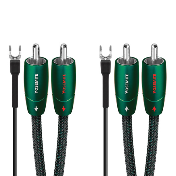 AudioQuest Yosemite 72v Tonearm Cable - 1.2 Meter - RCA-RCA