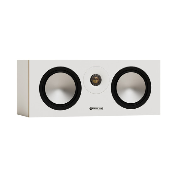 Front of white Monitor Audio Bronze 7G Center Channel Speaker