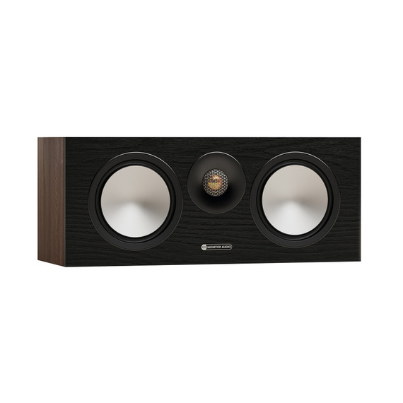 Front of Walnut Monitor Audio Bronze 7G Center Channel Speaker