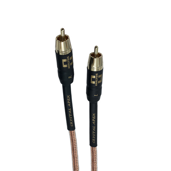 Analysis Plus Crystal Apex Interconnect Cable - 0.5 Meter - RCA to RCA - Pair