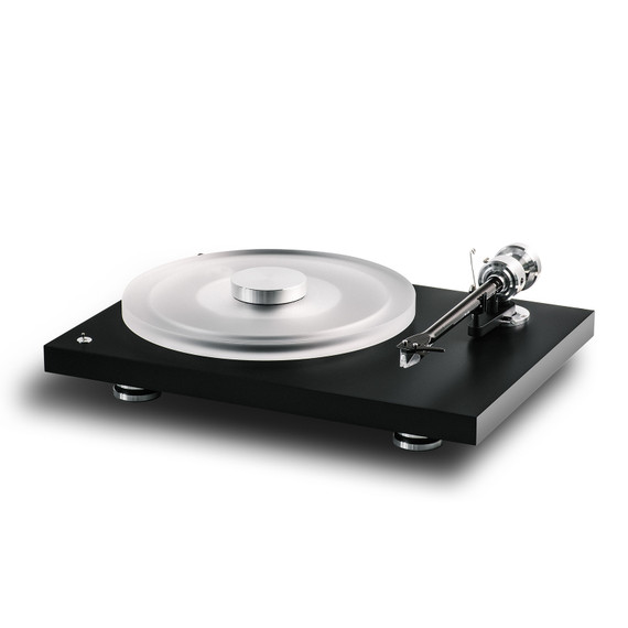 Angle of Pro-Ject Debut Reference 10 Turntable - Black - Pick it Pro B Cartridge