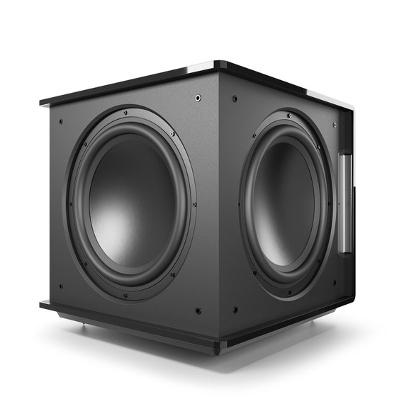 Angle of MartinLogan Grotto 15 Powered Subwoofer