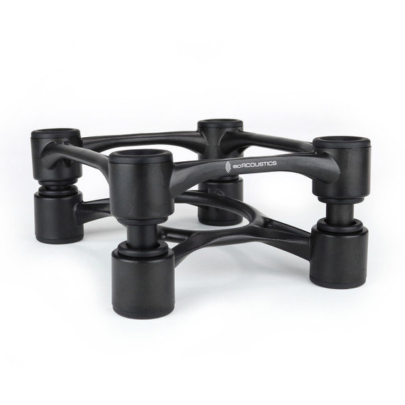 IsoAcoustics Aperta Speaker Stands with Tilt Adjustment - Black - Pair