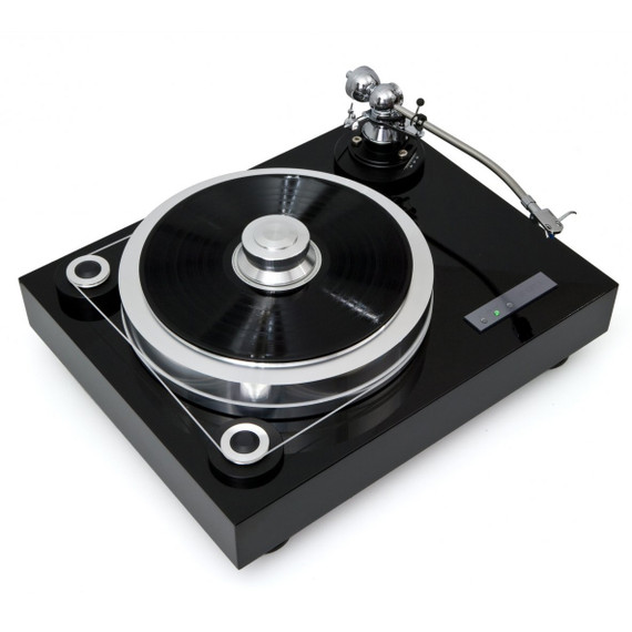 Full display of EAT Forte S with C-Note Tonearm