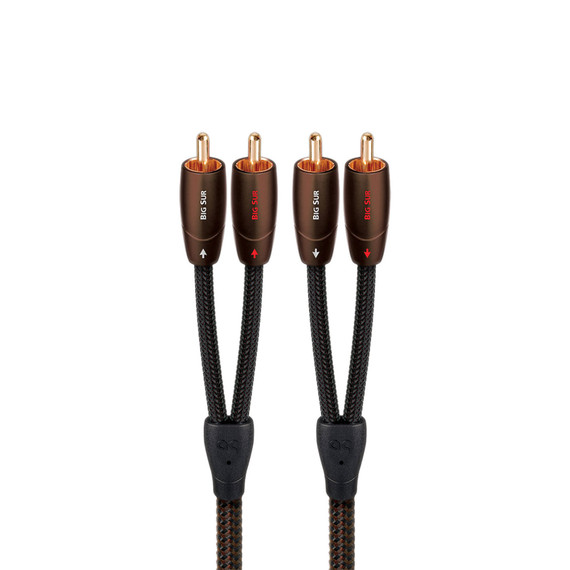 AudioQuest Big Sur Interconnect Cable - 1.0 Meter - RCA to RCA - Pair