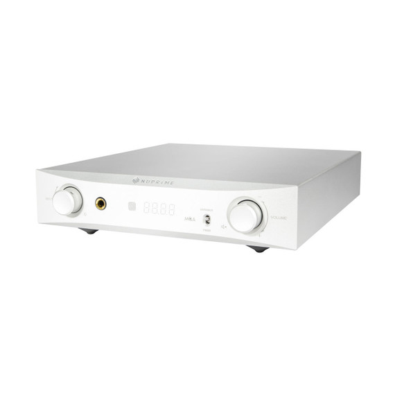 Left side of NuPrime DAC-9X Digital-to-Analog Converter and Headphone Amp