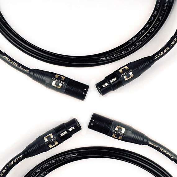 Analysis Plus Super Sub Oval Subwoofer Cable - 8.0 Meter - RCA
