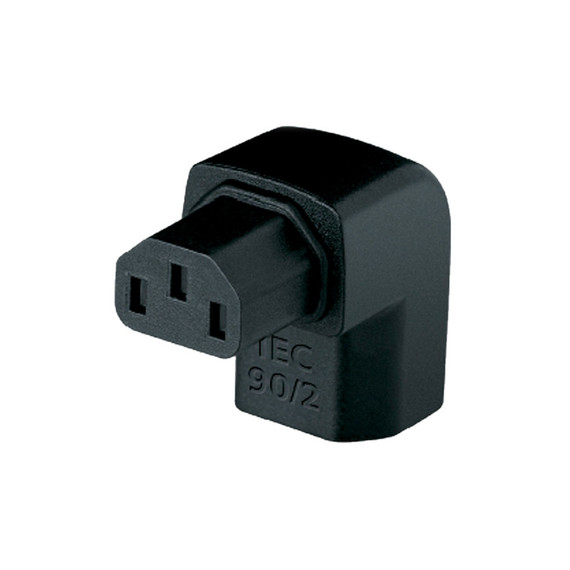 AudioQuest 90 Degree IEC Adapter - IEC-90/2 - Center Pin Up