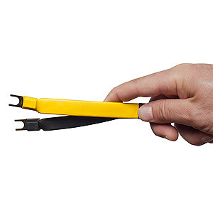 Analysis Plus Black Mesh Oval 9 Speaker Cable - 6 Foot - Spade to Spade - Single