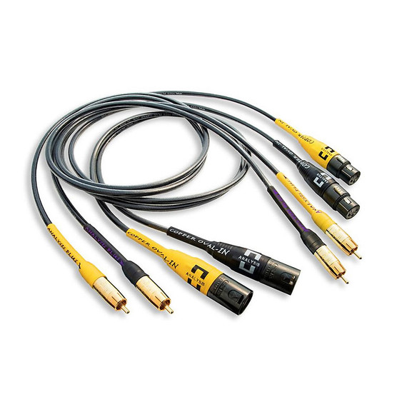 Analysis Plus Copper Oval Interconnect Cable - 1.0 Meter - XLR to XLR - Single