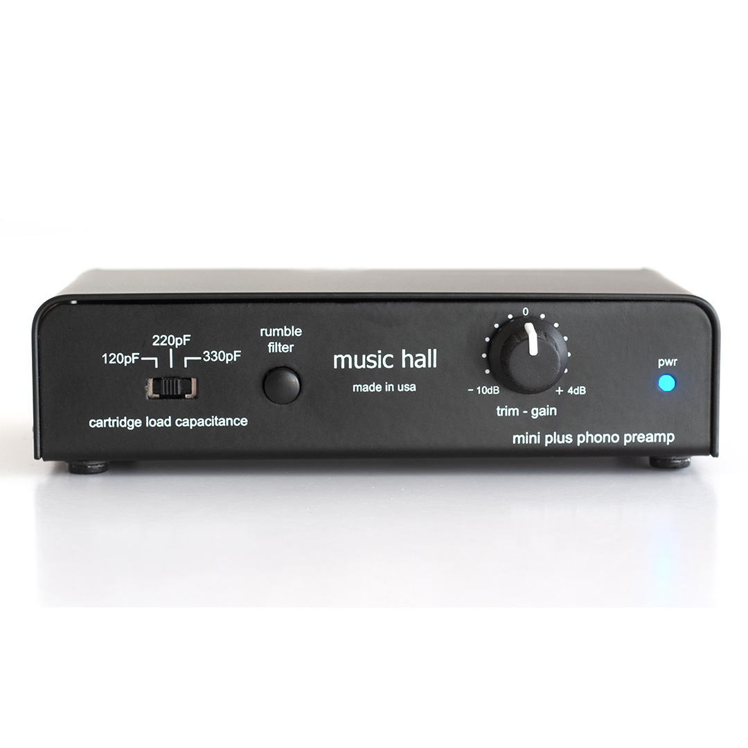 Front of Music Hall Mini Plus MM Phono Preamplifier