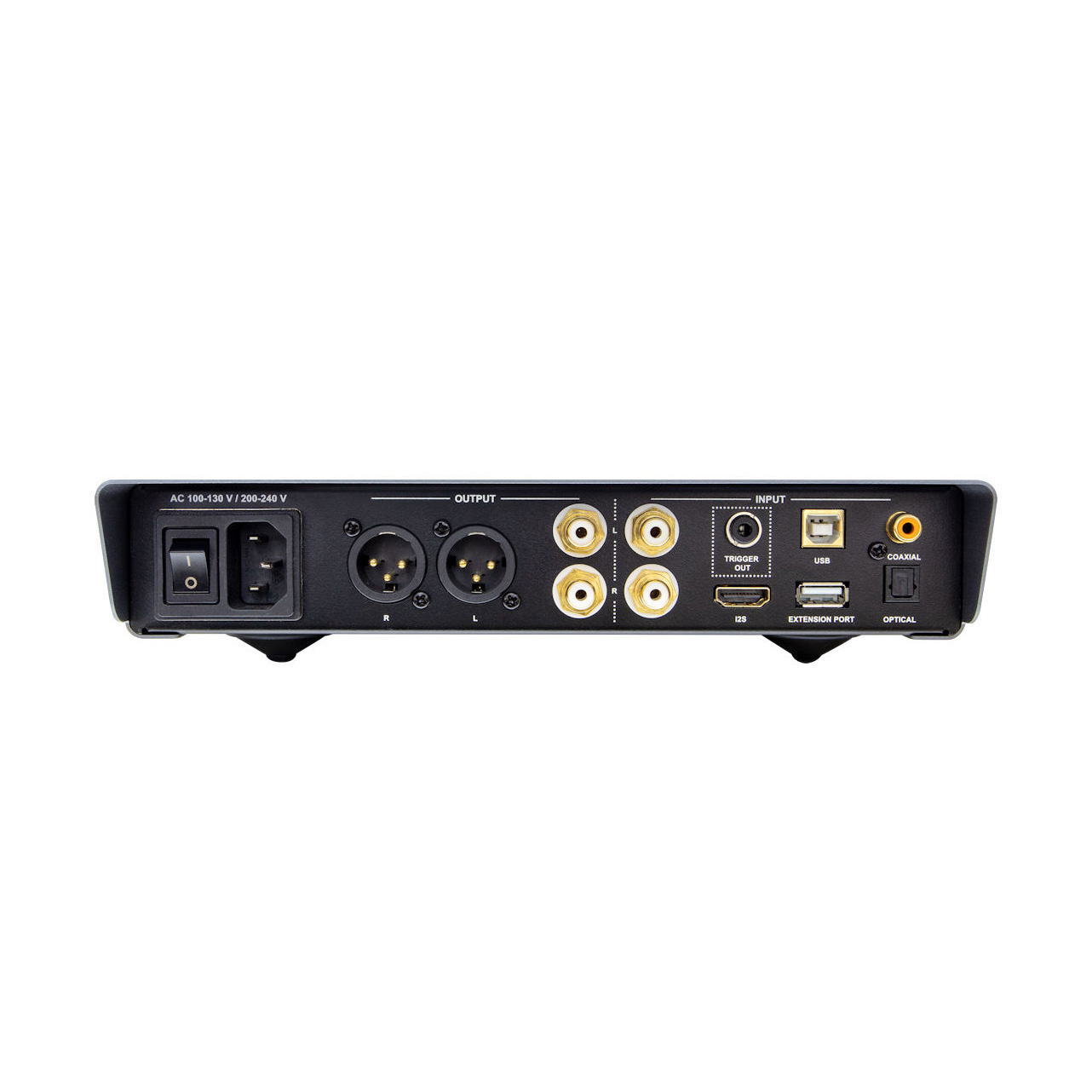 Back of NuPrime AMG DAC Digital to Analog Converter