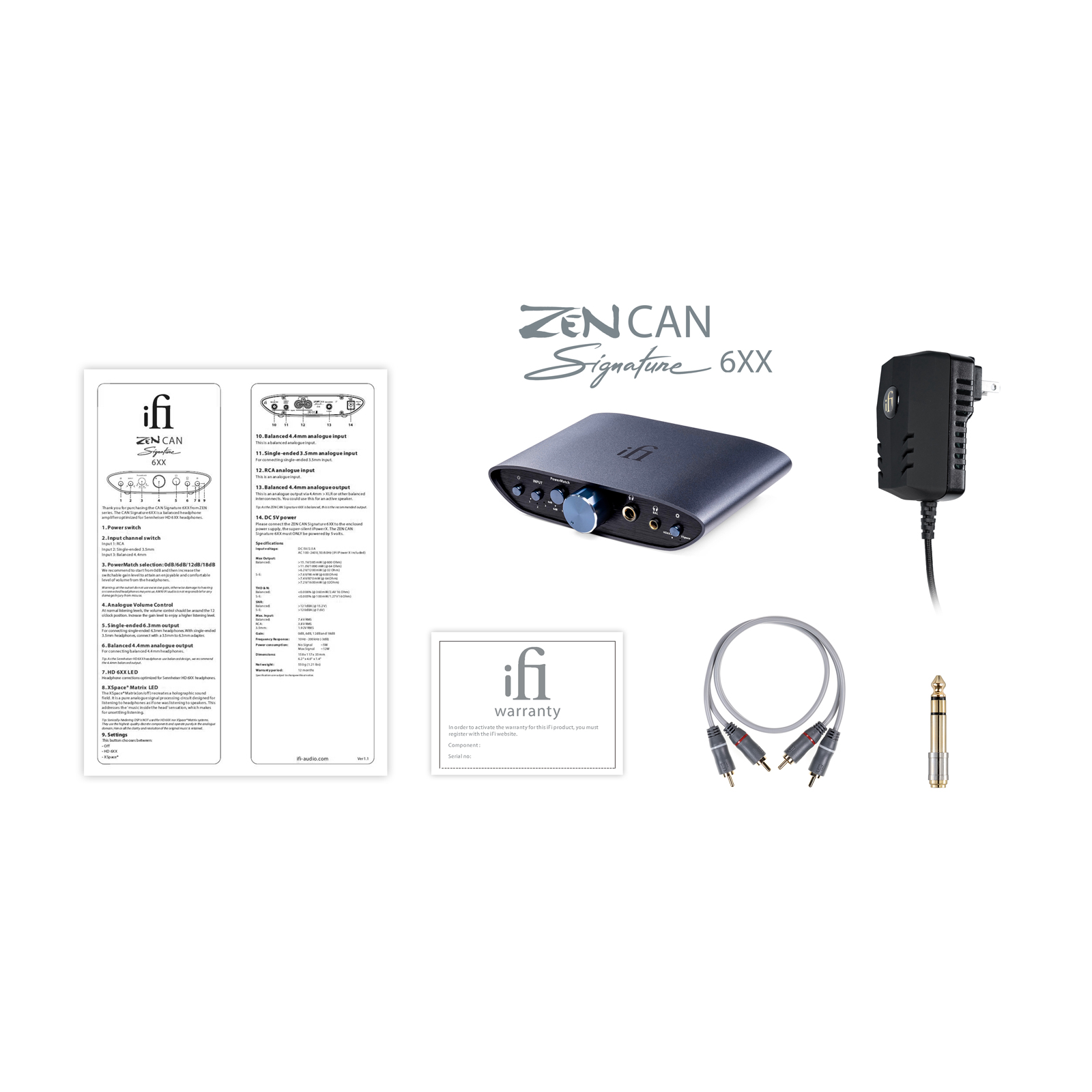 iFi Zen CAN Signature 6XX Headphone Amplifier