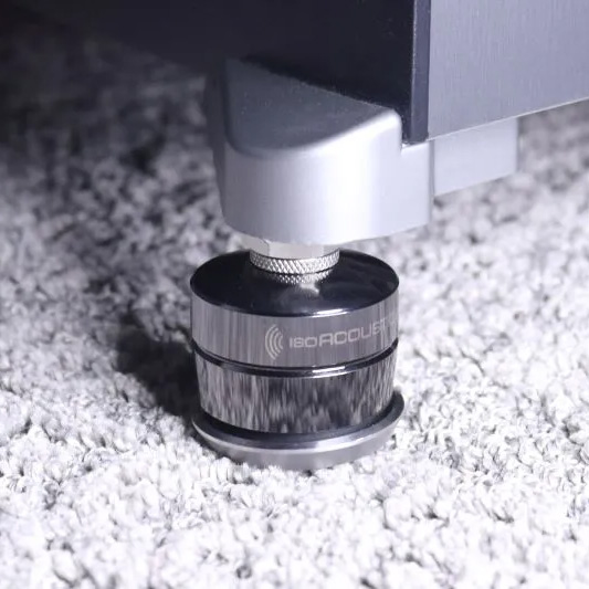 Lower Back of IsoAcoustics Carpet Spikes for GAIA Titan Rhea