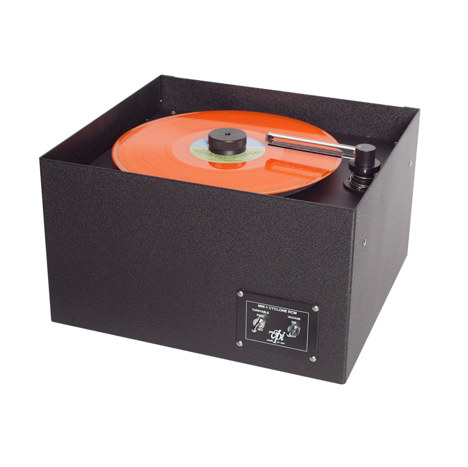 Side of VPI MW-1 Cyclone Record Cleaning Machine