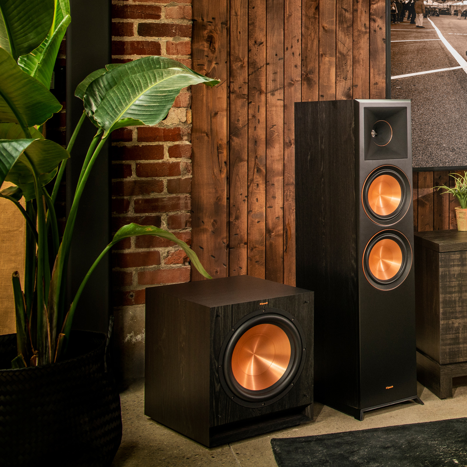 Home display of Klipsch SPL-100 Subwoofer