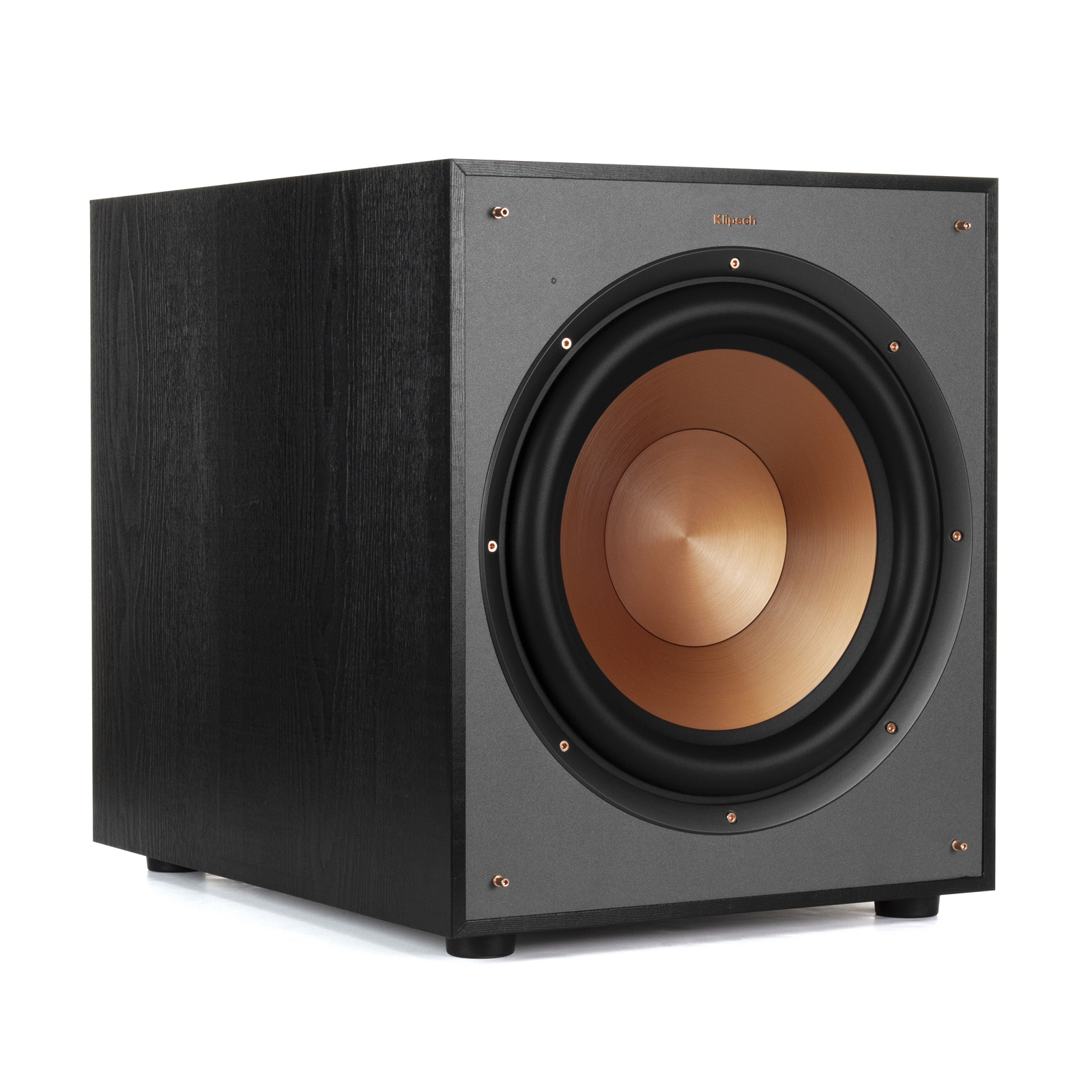 Side of Klipsch R-120SW Subwoofer