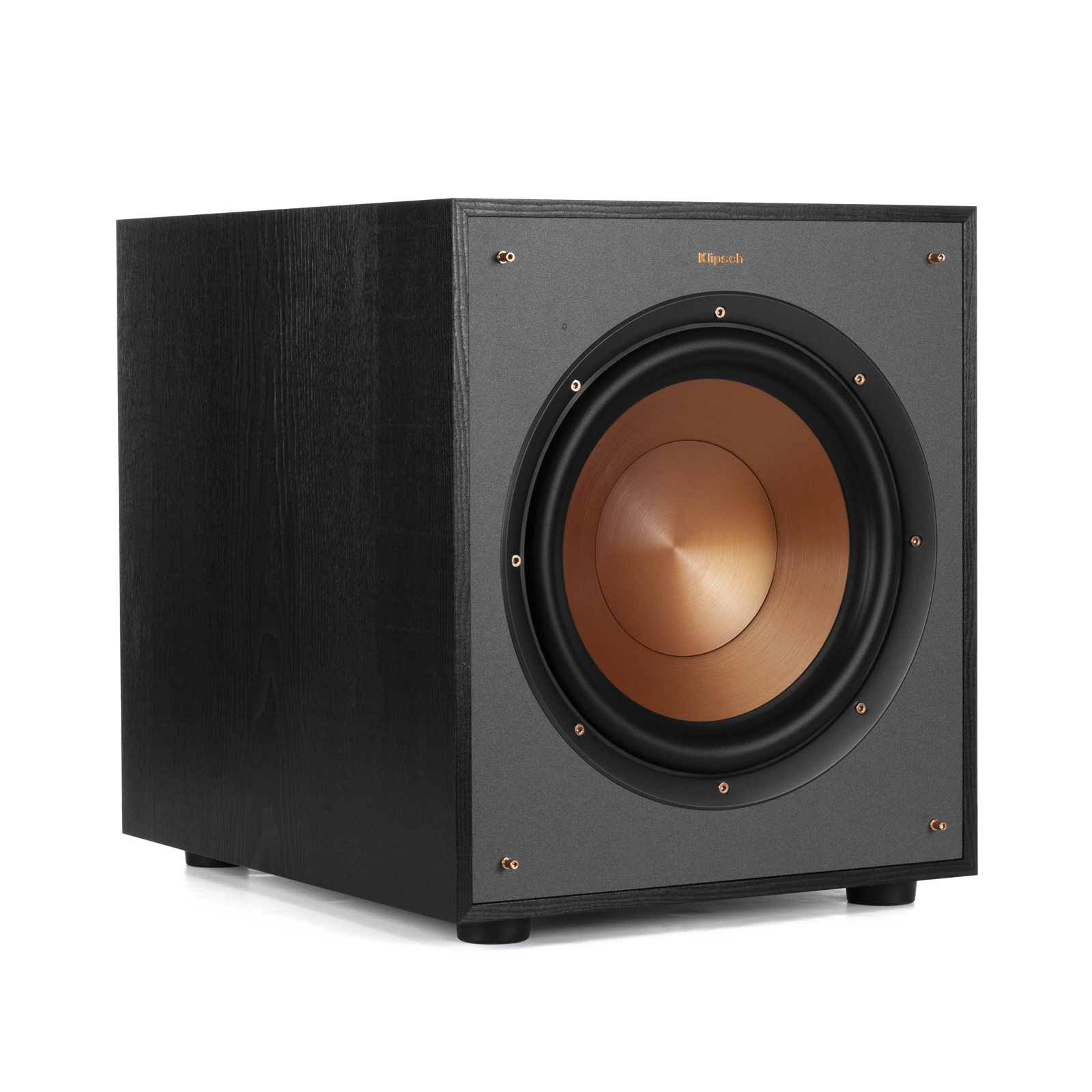 Side of Klipsch R-100SW Subwoofer