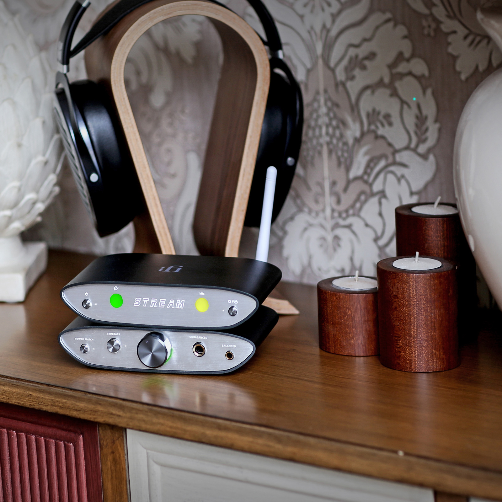 Home display of iFi ZEN Stream Wi-Fi Audio Transport
