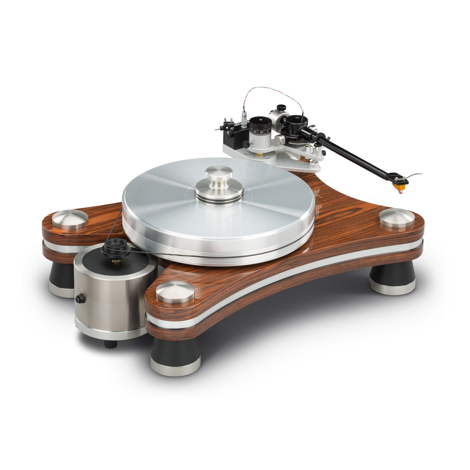 Side of VPI Signature 21 Turntable