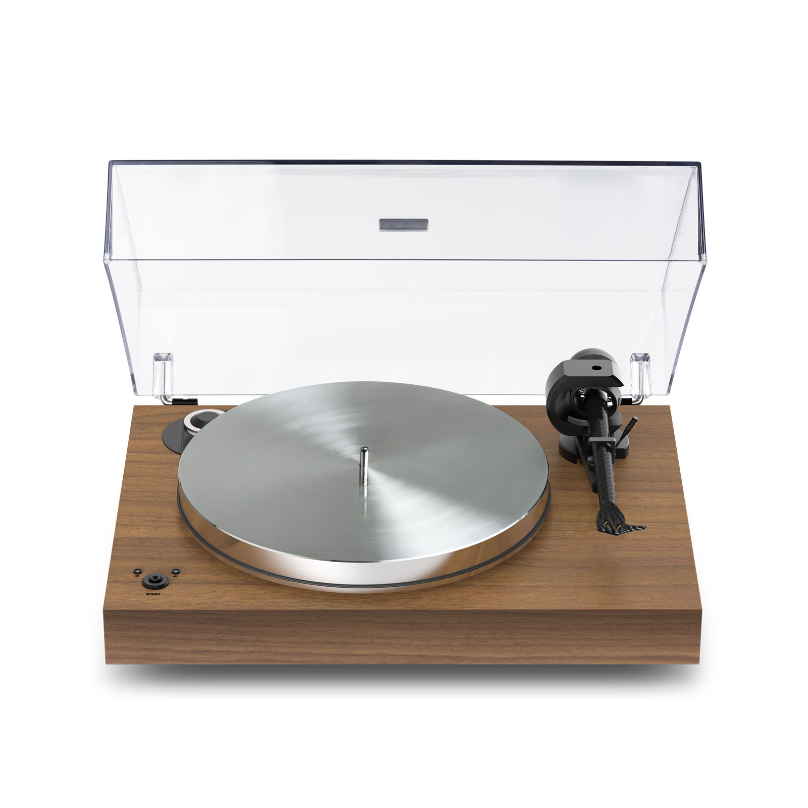 Pro-Ject X8 Turntable - Satin Walnut - Sumiko Moonstone