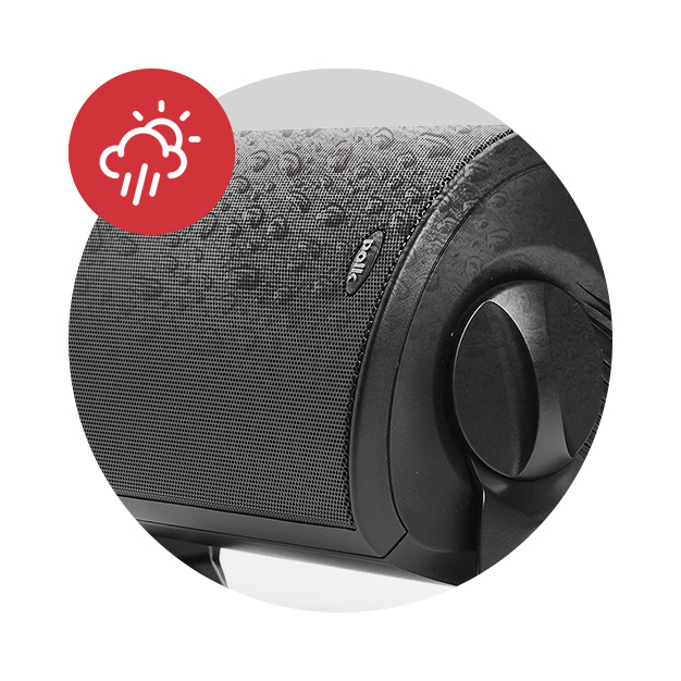 Front side of Polk Audio Atrium6 All-Weather Outdoor Speakers