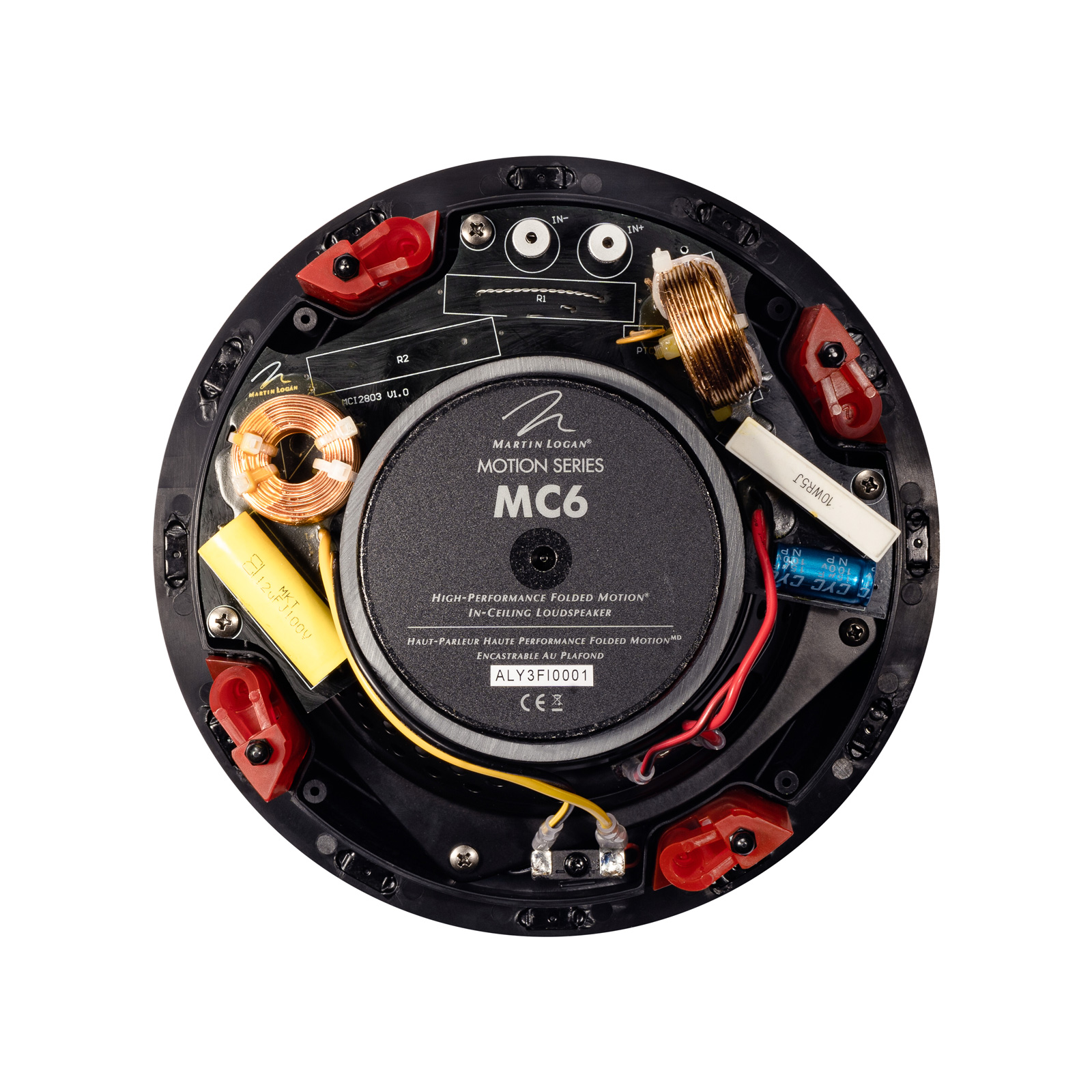 Back of MartinLogan MC6 In-Wall/In-Ceiling Speaker