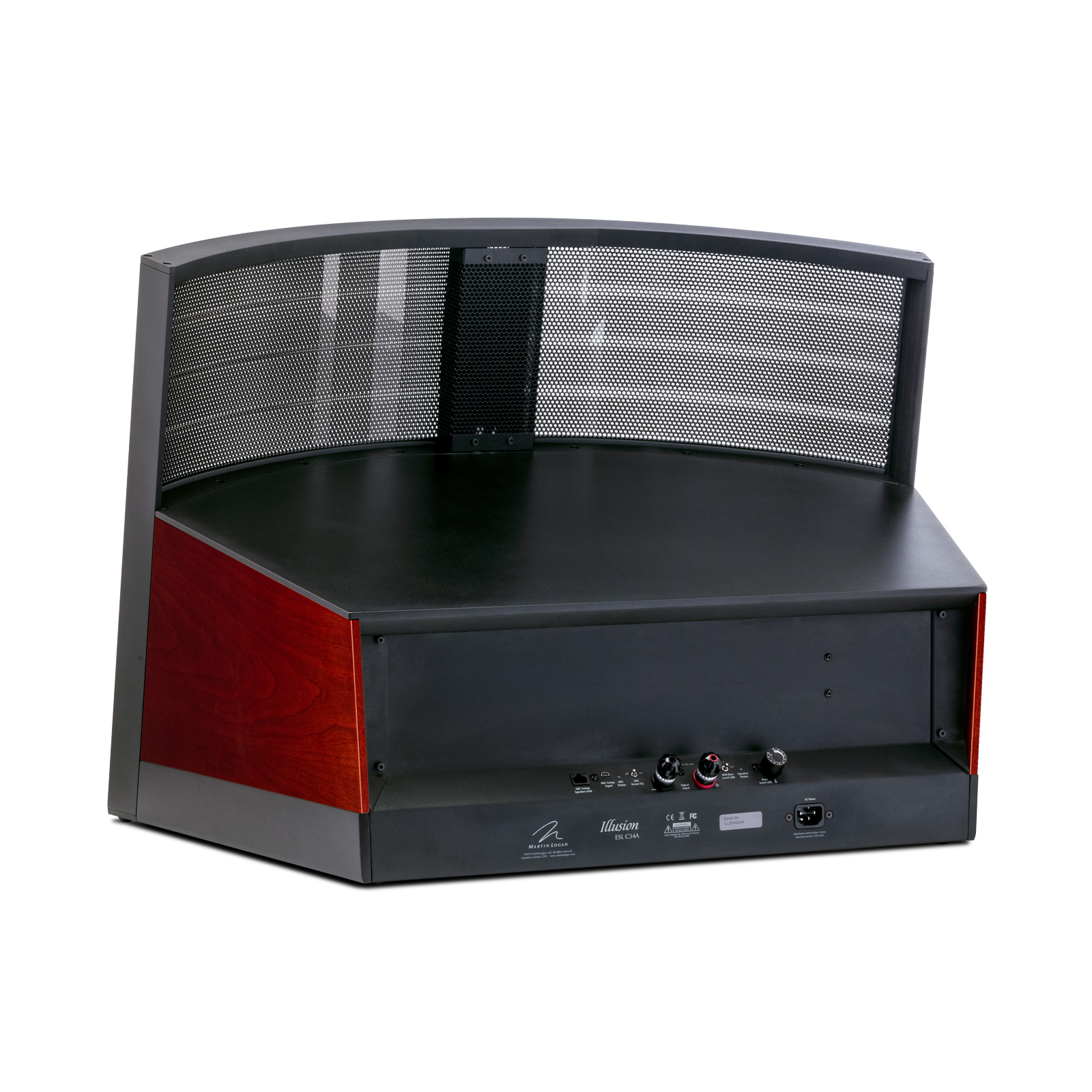 Back of MartinLogan Illusion ESL C34A Center Channel Speaker