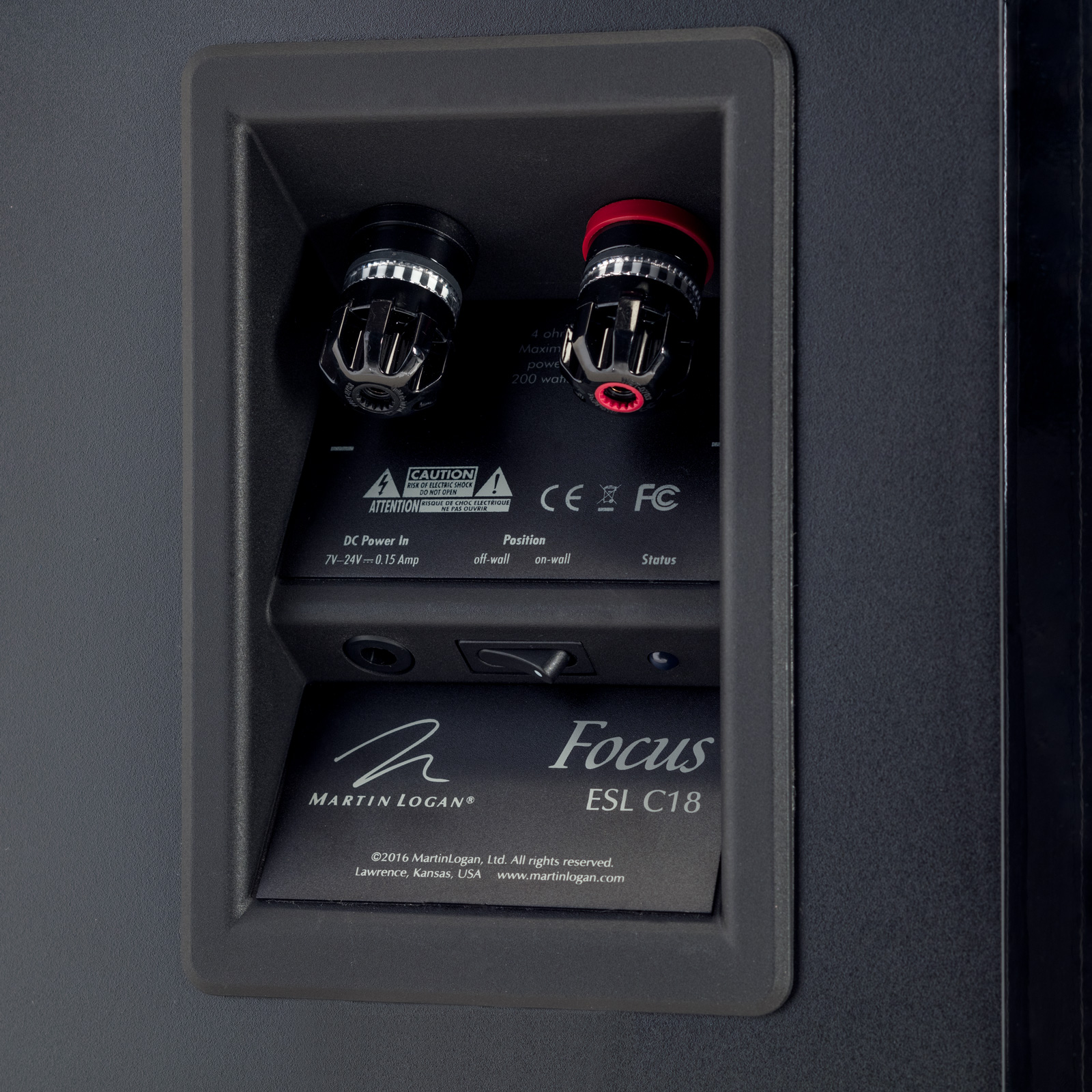 parts of MartinLogan Focus ESL C18 Center Channel Speaker