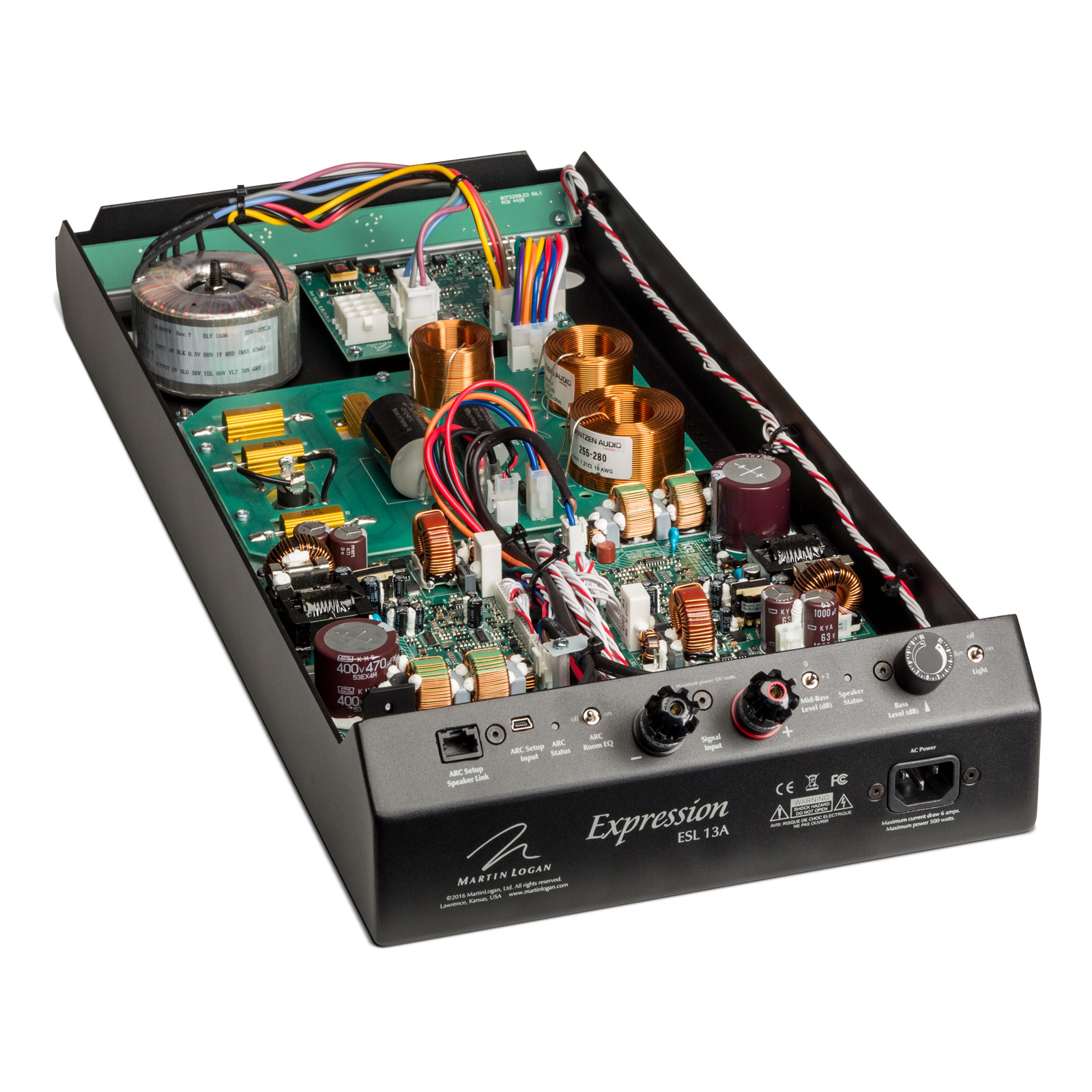 Interior of MartinLogan Expression ESL 13A Floorstanding Electrostatic Loudspeaker