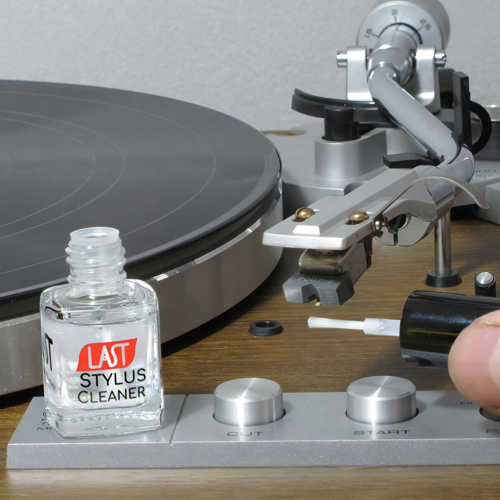 Home display of Last Stylus Cleaner 0.25 oz Bottle