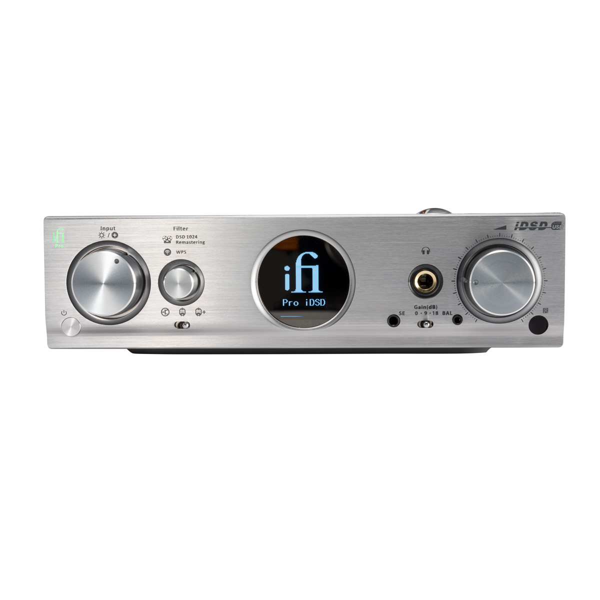 Front of iFi Pro iDSD DAC