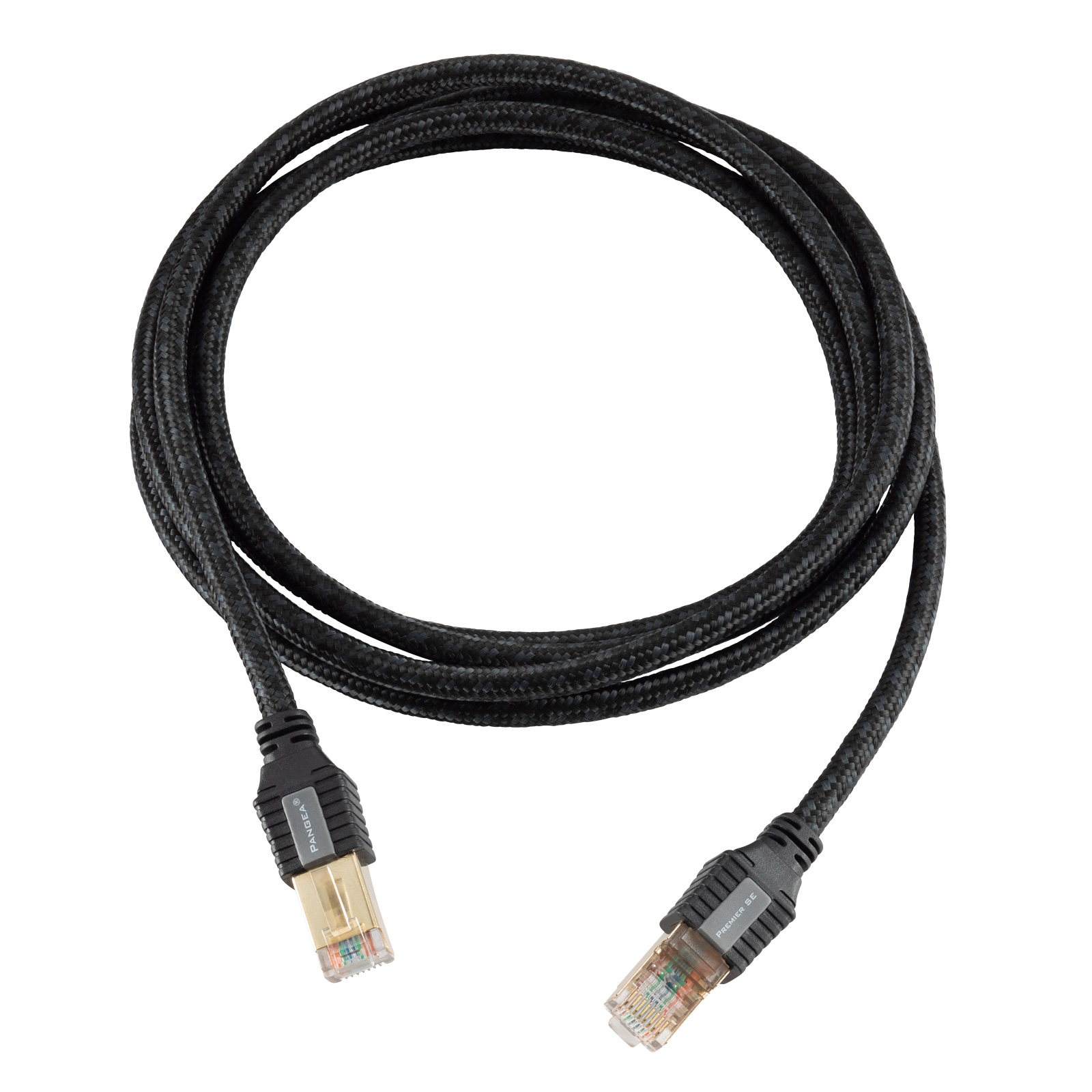 Coiled Pangea Audio Premier SE ethernet cable