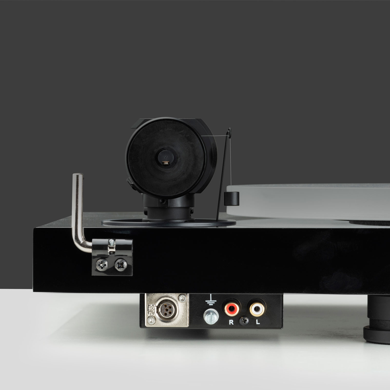 Back of Pro-Ject X1 B Turntable