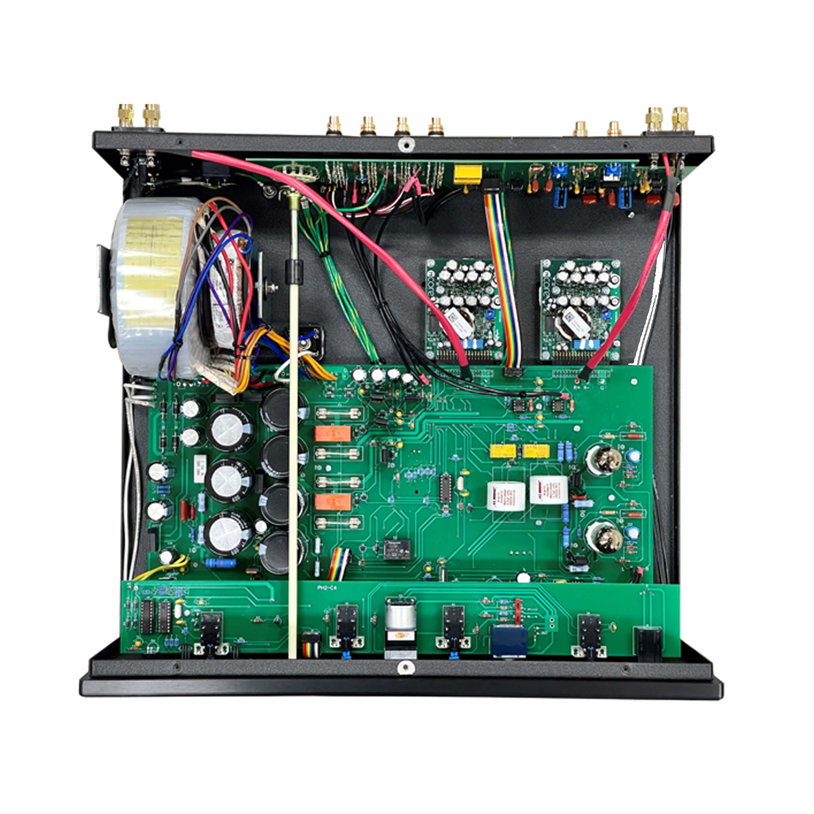 Interior of Rogue Audio Pharaoh II Integrated Amplifier