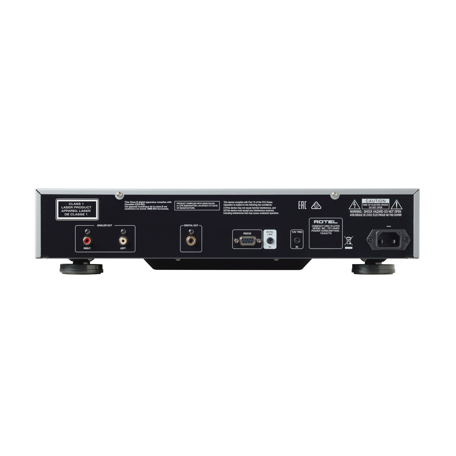 Rotel CD14 MkII CD Player - Silver