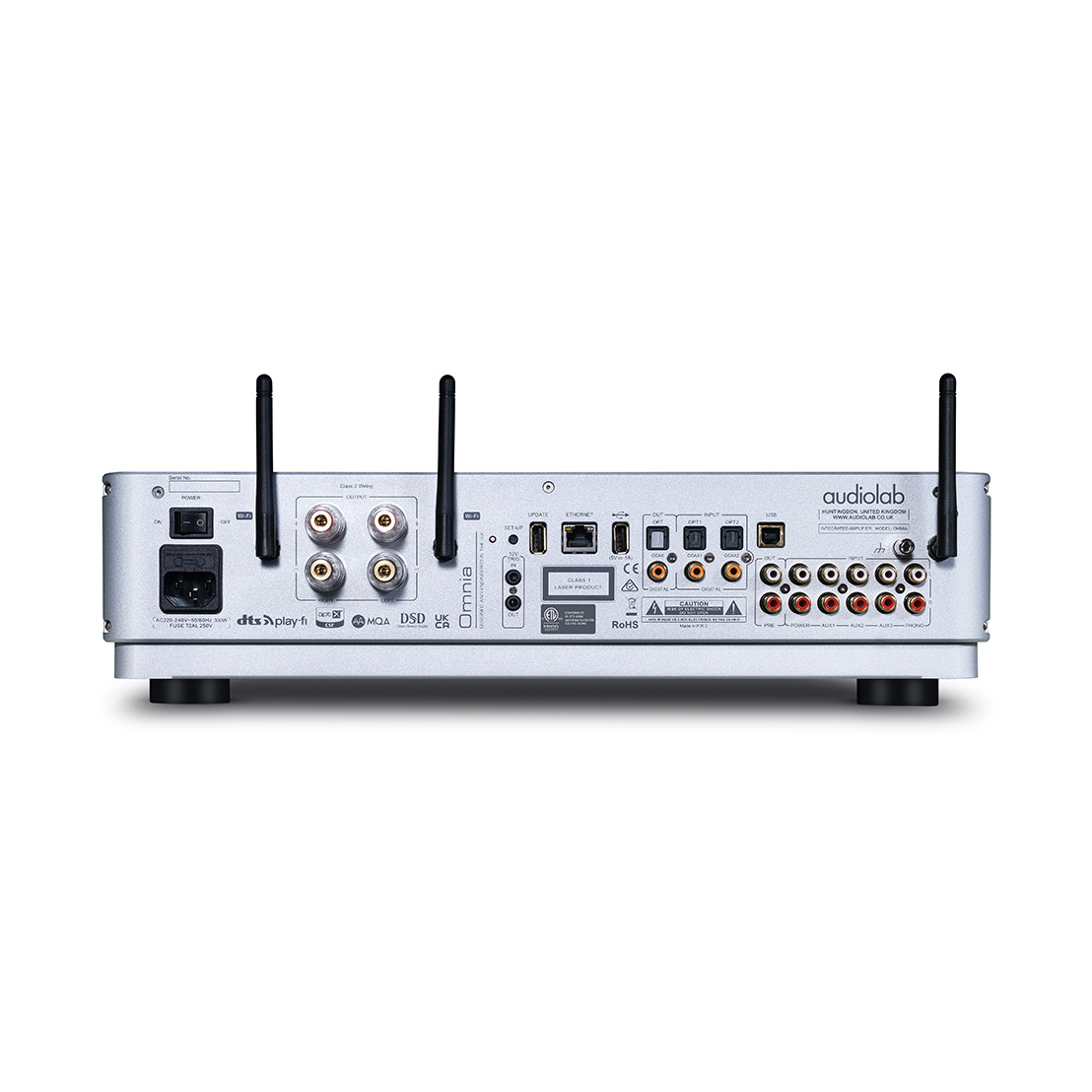 Back of audiolab Omnia All in One Music System