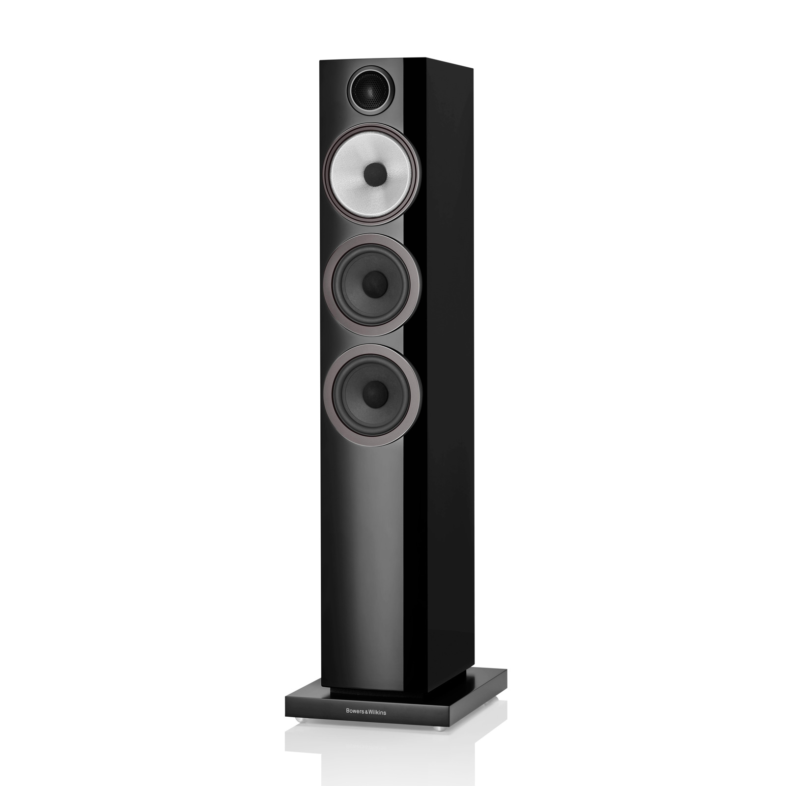 B&W Bowers & Wilkins 704 トールボーイ スピーカー Bowers & Wilkins 704 S3 Floor Standing Speaker - Black, Each