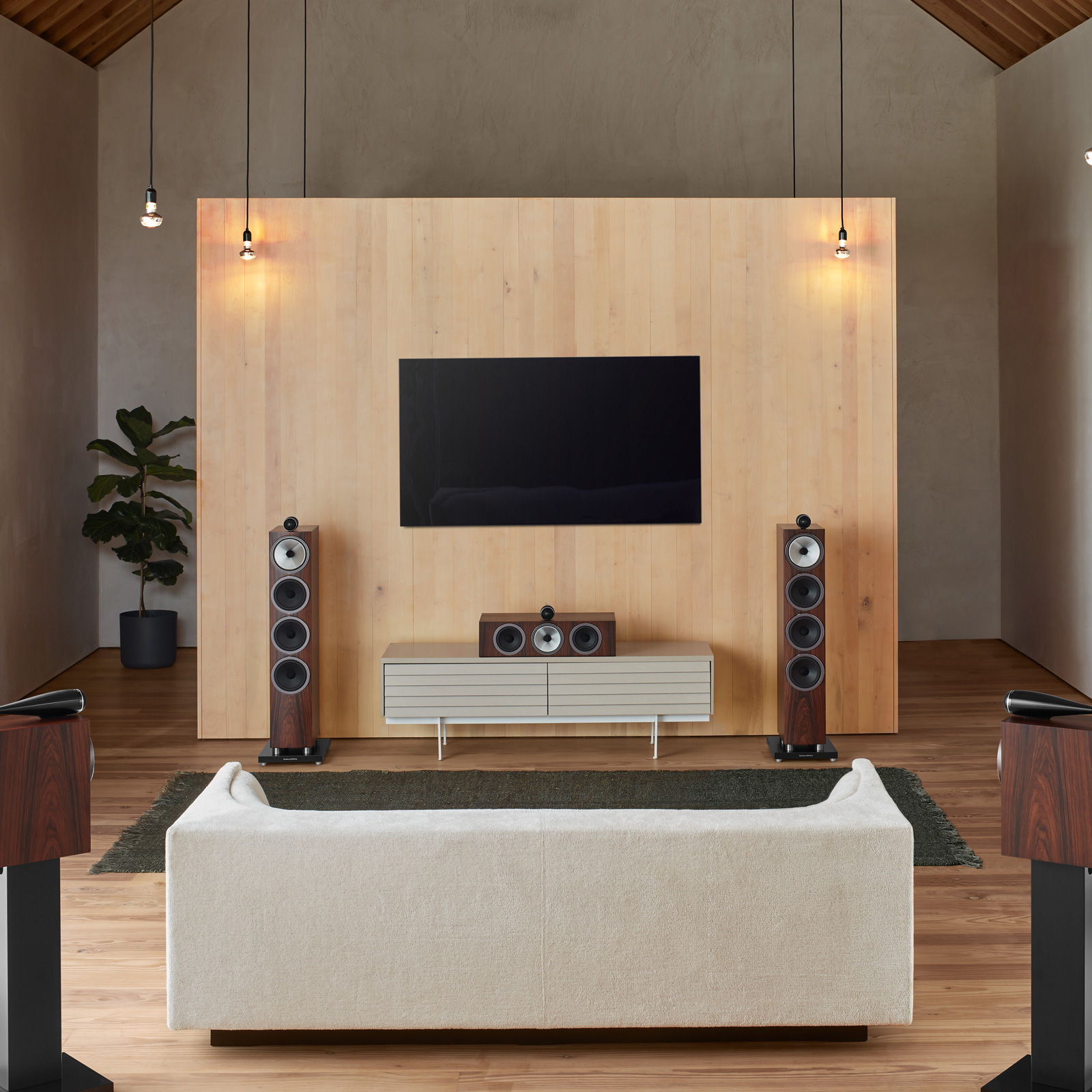 Home display of Bowers & Wilkins HTM71 S3 Center Channel Speaker