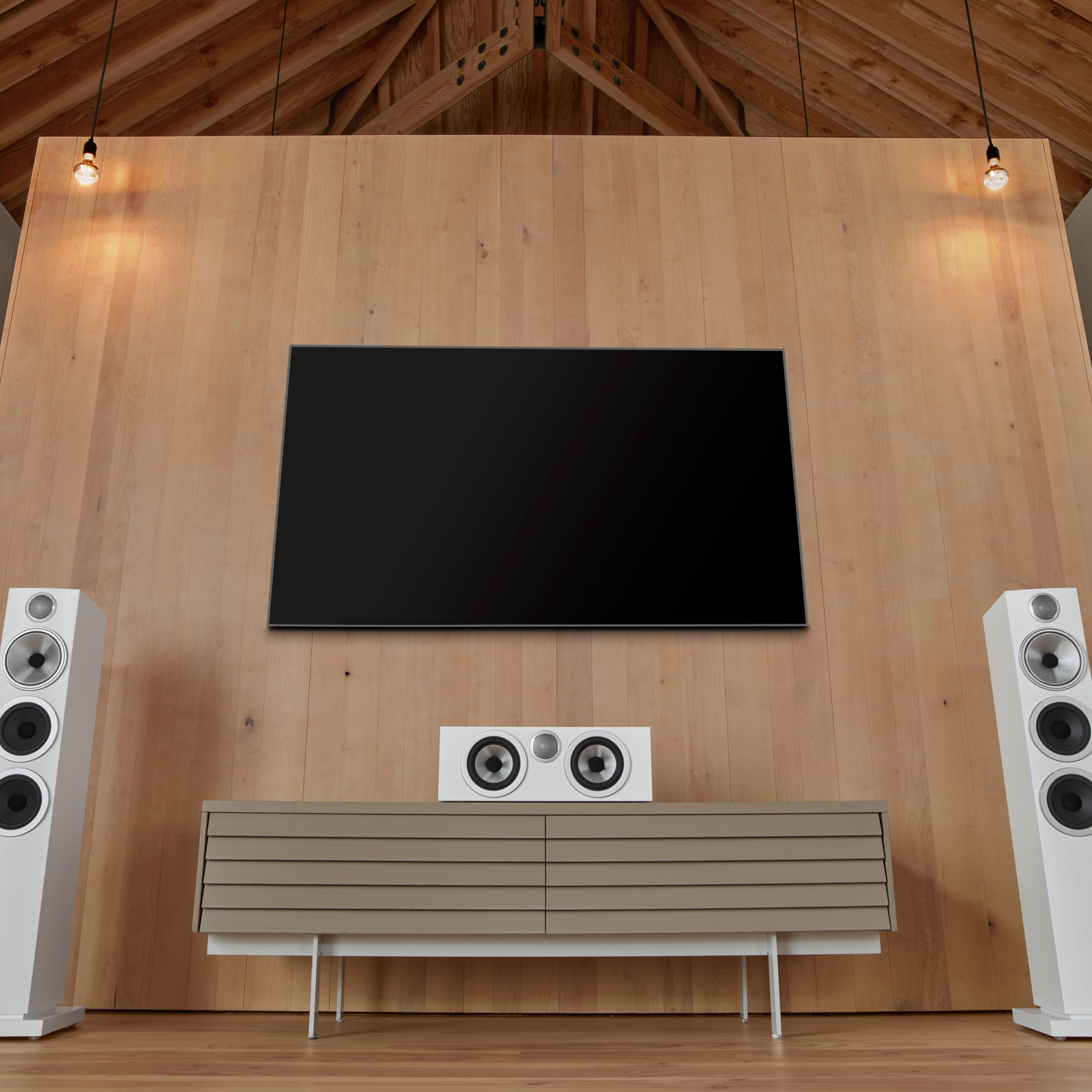 Home display of Bowers & Wilkins HTM72 S3 Center Channel Speaker