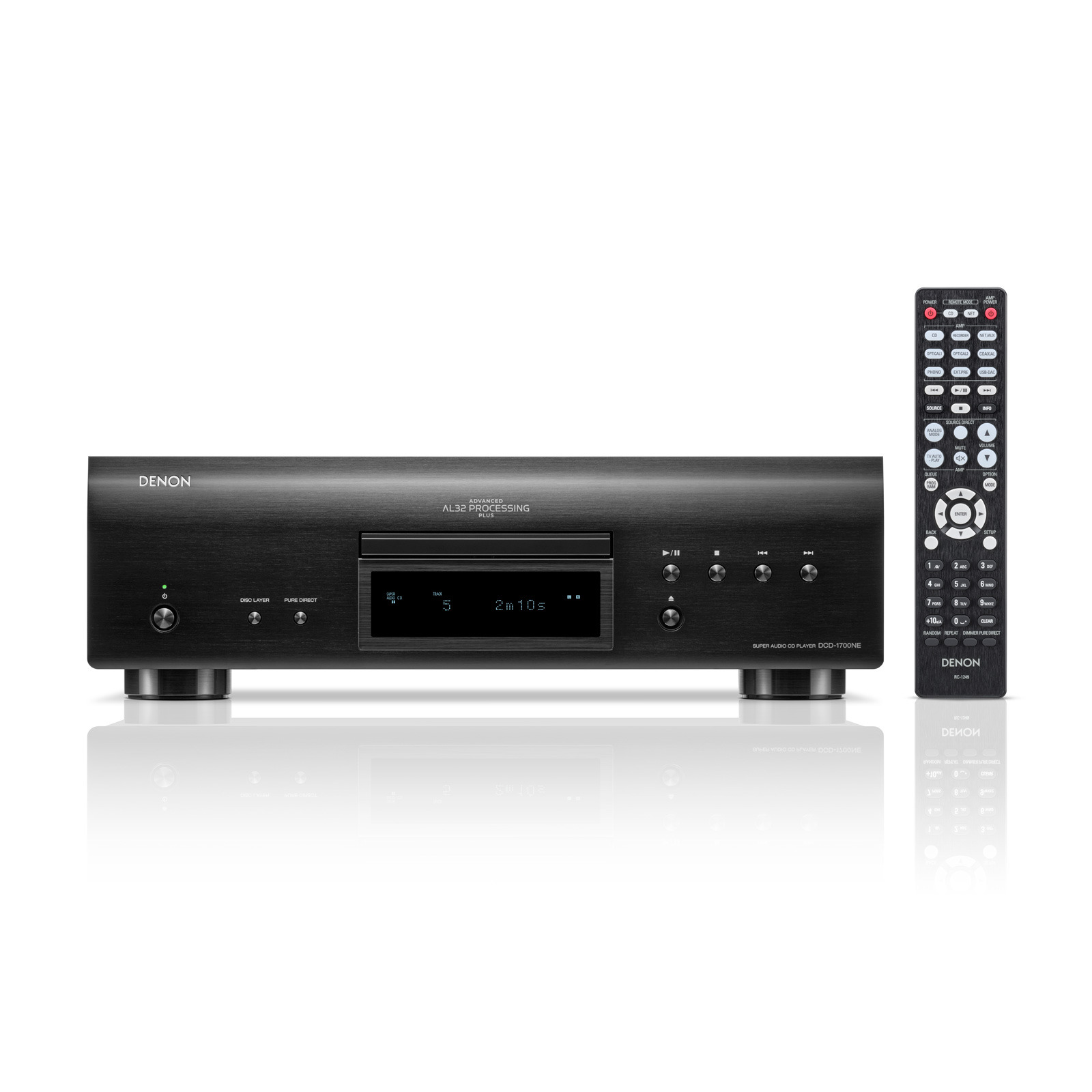 Denon DCD-1700NE CD/SACD Player - Black