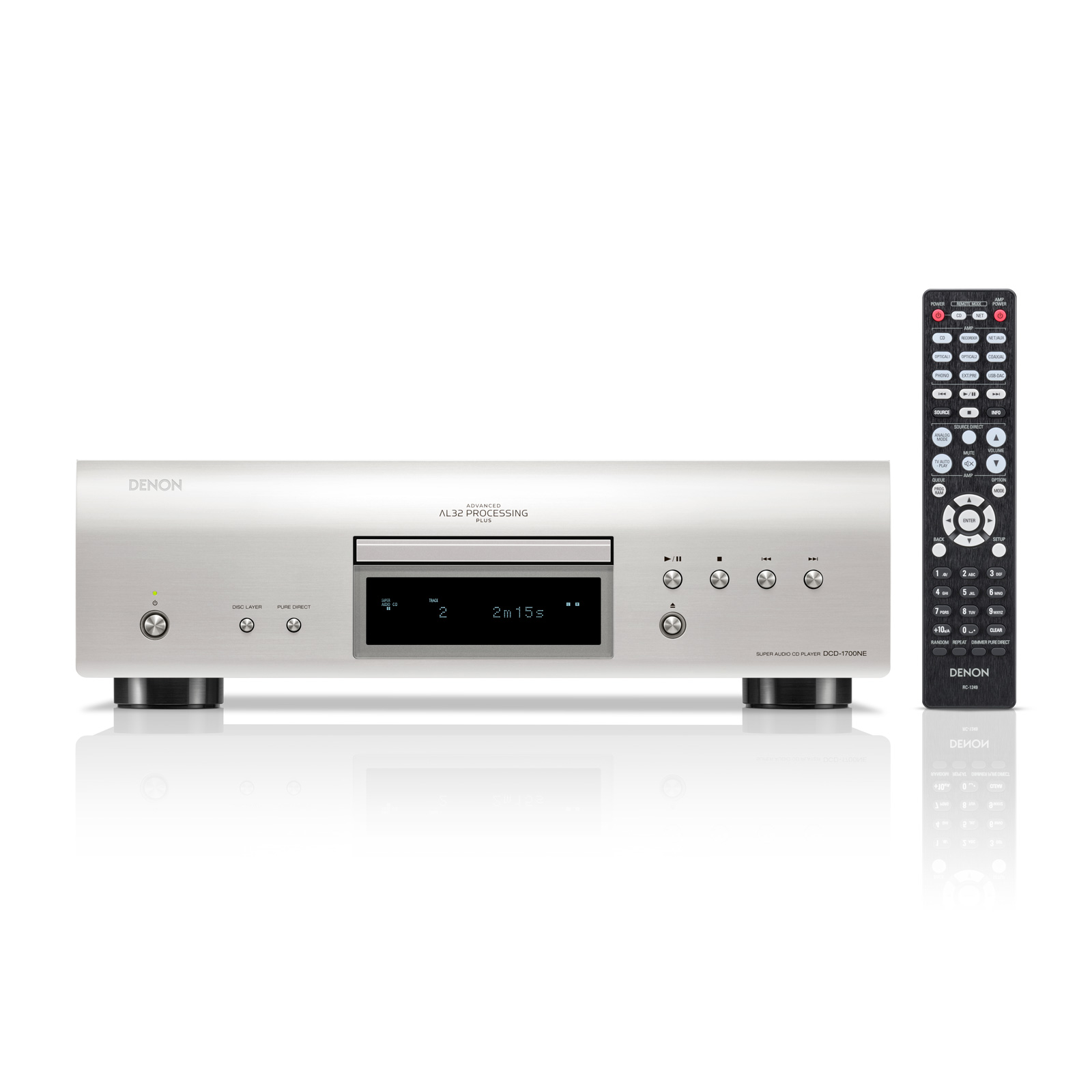 Denon DCD-1700NE CD/SACD Player - Silver