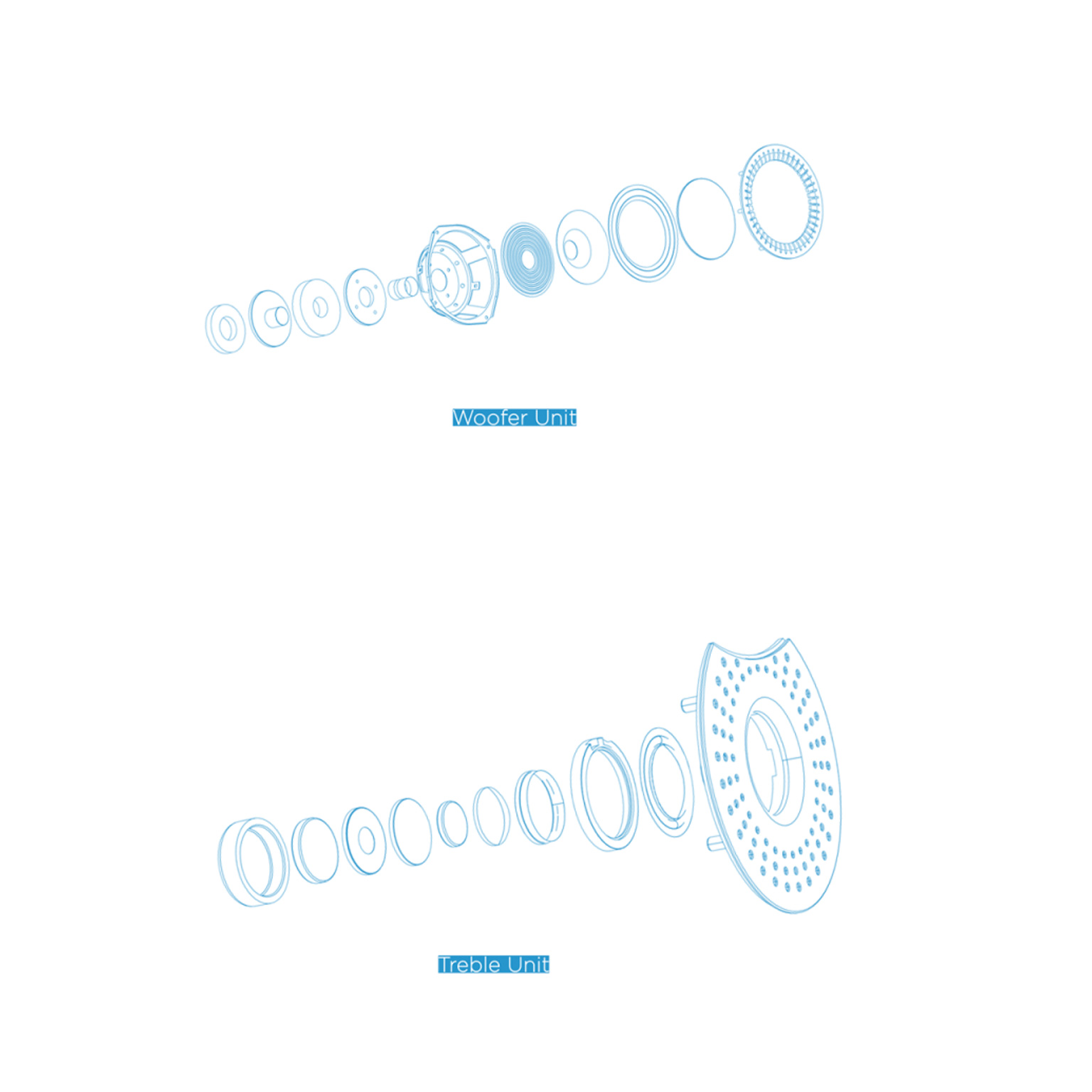 Diagram of Mission LX-2 MKII Bookshelf Speakers