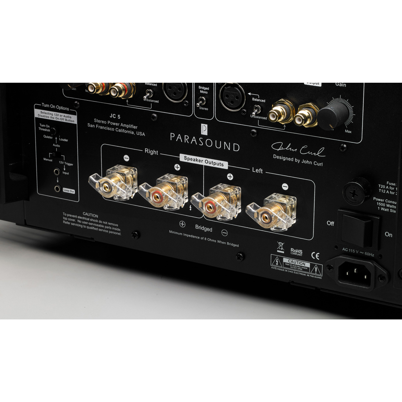 Parasound Halo JC 5 Stereo Power Amplifier - Thumbnail 5