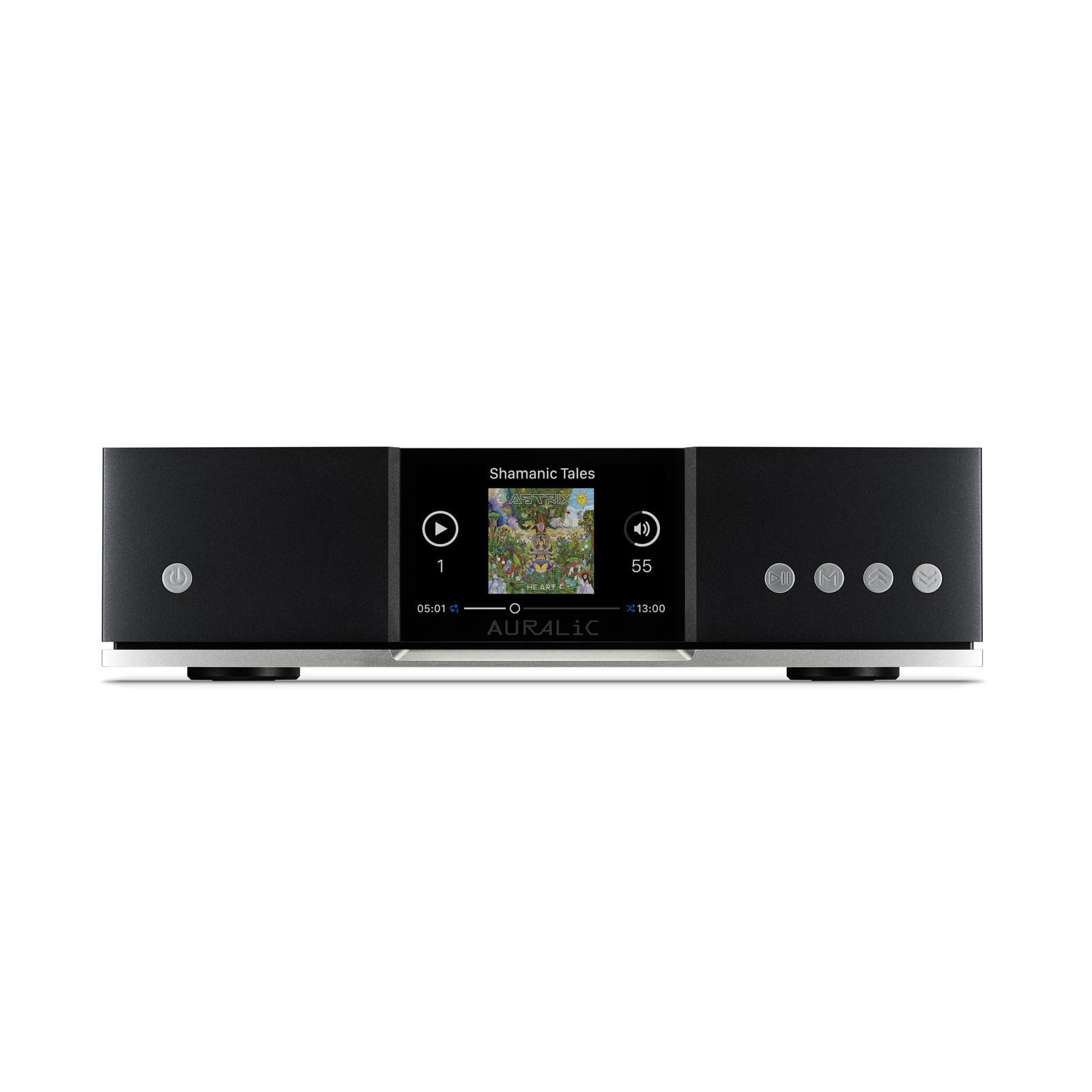 Front of AURALiC Aries G1.1 Wireless Streaming Transporter