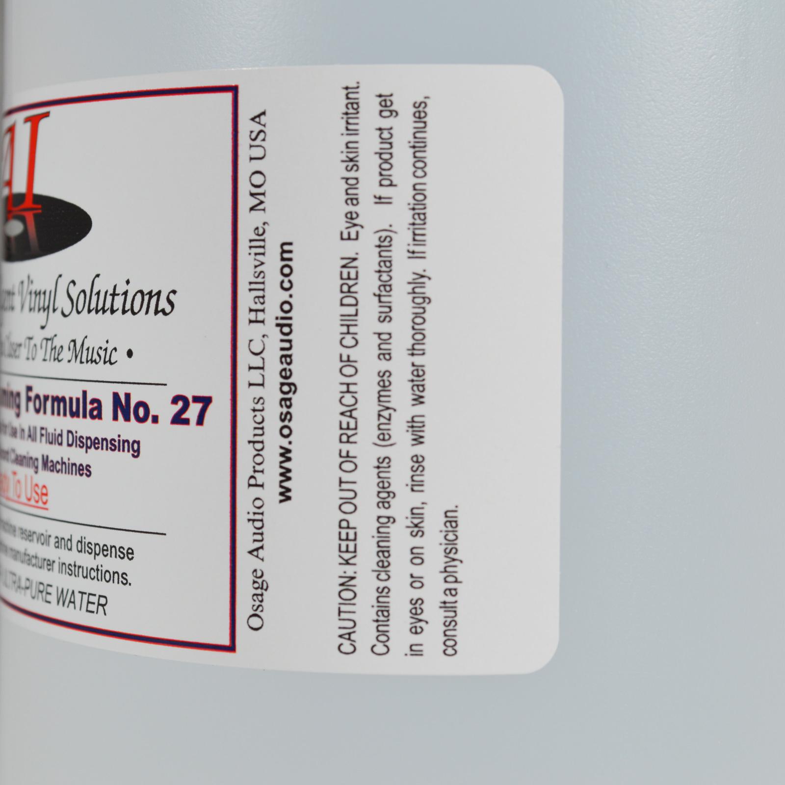 Audio Intelligent Ultra-Low Foaming Formula No. 27 - 32 Ounce